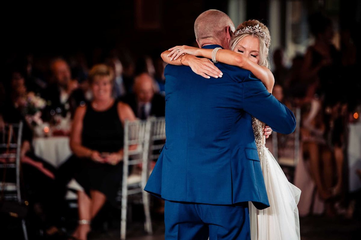 Bride dancing with her father